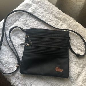 Dooney And Bourke Cross Body Bag Purse Black